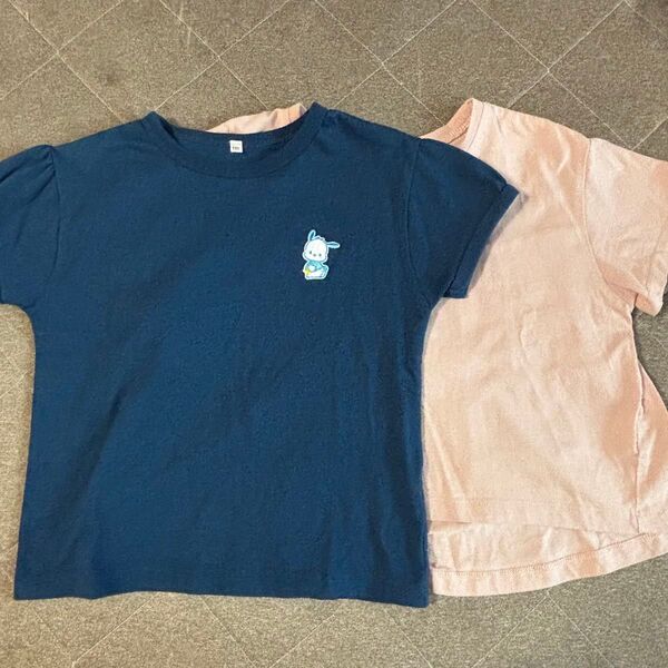 半袖 ワッペン Tシャツ 120 2枚セット
