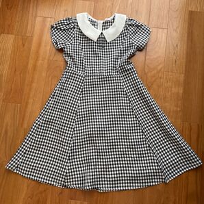 ALGY アルジー ワンピース 160 チューリップスリーブワンピース ワンピ 半袖ワンピース フォーマル 総柄