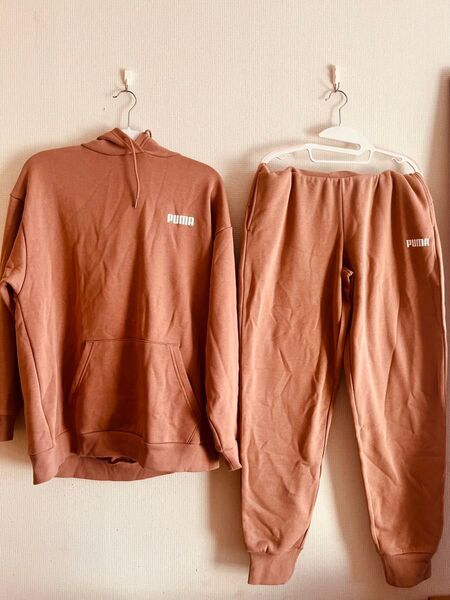 秋色 PUMA 上下 スウェットパーカー セットアップ 試着のみ Lサイズ