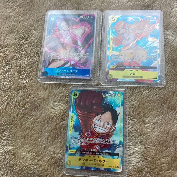ワンピースカードゲーム ハンコック モンキー・D・ルフィ ナミ パラレル SR まとめ売り ONE PIECE CARD