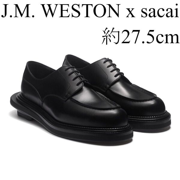 J.M. WESTON x sacai ゴルフ 8 サカイ 革靴 DARBY サカイ ウェストン 革靴 レザーシューズ