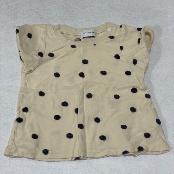 quoti use fith 半袖 トップス ドット Sサイズ ベビー キッズ 80cm