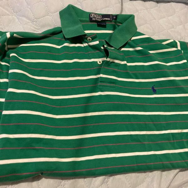 ラルフローレン POLO Ralph Lauren Polo ポロシャツ 半袖シャツ ボーダーシャツ メンズ ワンポイント S