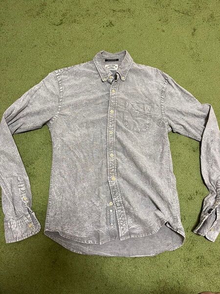 SCOTCH& SODA メンズ グレーシャツ Sサイズ