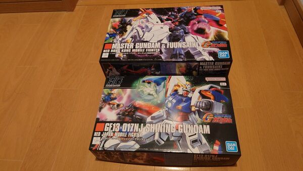 【新品未開封品】HG2点 シャイニングガンダム マスターガンダム・風雲再起 機動武闘伝Gガンダム バンダイスピリッツ ガンプラ