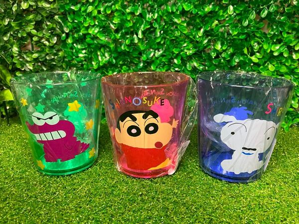 クレヨンしんちゃん プラコップ キッズ コップ 3個