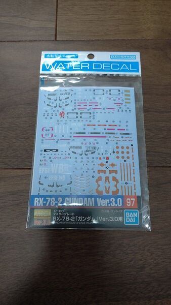 未開封 RX-78-2 ガンダム用 水転写式デカール ガンダムデカール No.97