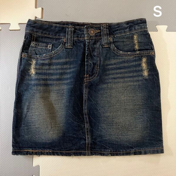 Boo's Jeans デニムミニスカート デニムスカート ミニ丈 スカート ミニスカート S デニム
