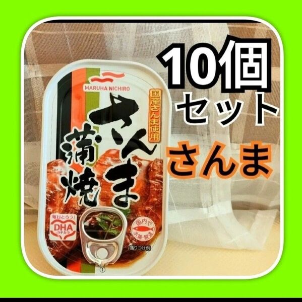 ◎◎マルハニチロ さんま蒲焼缶詰め 10缶セット マルハさんま蒲焼き