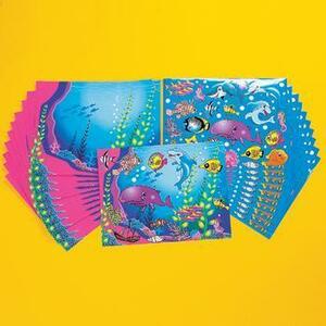 SC112 ◆シールワーク 〈水族館〉 ３セット◆USA直輸入、新品♪