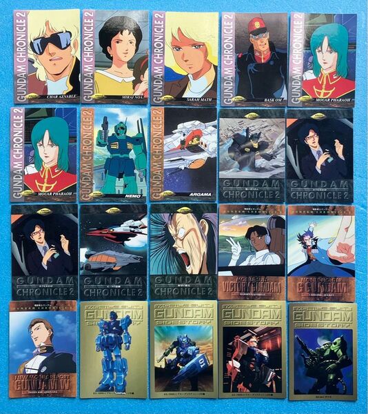 カードダスマスターズ ガンダムクロニクル シリーズ2 カード 20枚 セット アニメ Ζガンダム トレカ 他 バンダイ