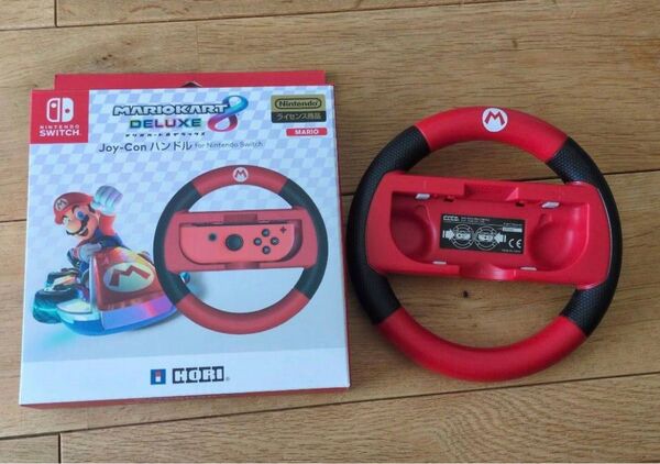 switch マリオカート 8DX Joy-con ハンドル マリオ HORI マリオカート8デラックス Joy-Conハンドル