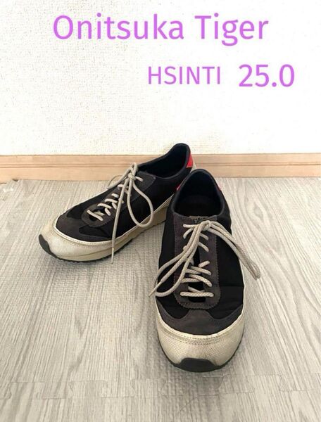 Onitsuka Tiger HSINTI へシンティ スニーカー シューズ ブラック 靴 黒