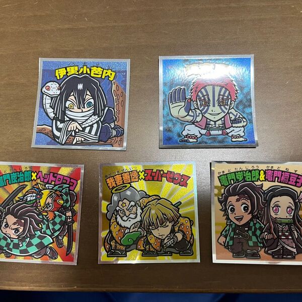 鬼滅の刃マンチョコ ビックリマンシール