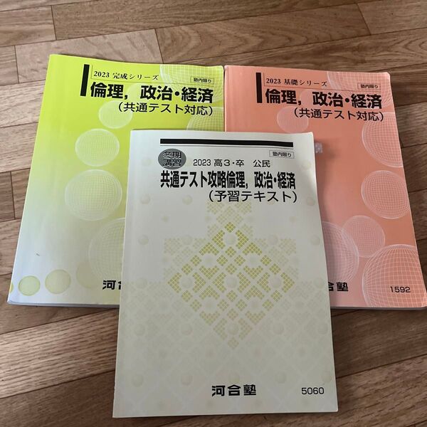 河合塾テキスト倫理、政治経済