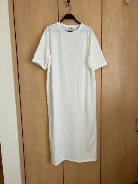 新品 しまむら FLASH BLUE ミニウラケTシャツOP Lサイズ