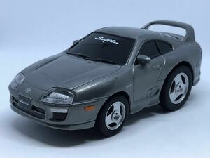 即決有★プルバックカー トヨタ TOYOTA スープラ 80 ガンメタ系★ミニカー