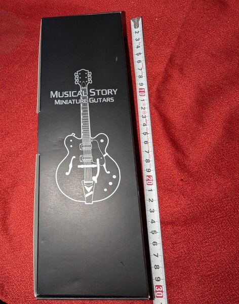 箱なし Musical Story 1/4 ミニチュア ギター フィギュア 青