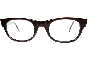 最初期Minimalism体現レアモデル 1960s USA製デッドAOアメリカンオプティカルAMERICAN OPTICALヒンジレスウェリントン DARK DEMI size46/22