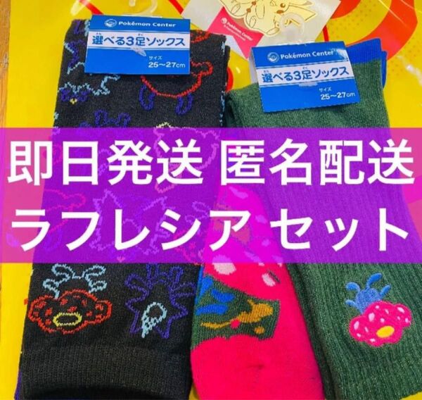 ミドルソックス モウドクキケン ラフレシア セット(25-27cm)