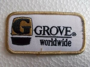 Grove WorldWide グローブ 重機 ワッペン/パッチ 刺繍 USA カスタム 古着 アメリカ クレーン 企業 41