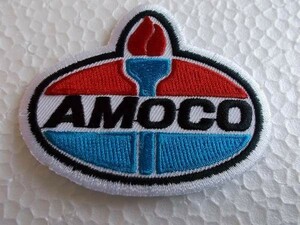 AMOCO アモコ ロゴ ワッペン/パッチ 刺繍 自動車 USA カスタム 古着 モーターオイル15