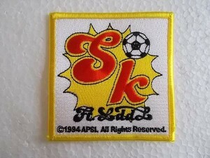 90s サッカー SK サッカーボール アメリカ ワッペン/ スポーツ オリジナル おしゃれ 刺繍 ビンテージ 122