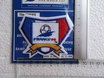 98年度 FIFA フランス ワールドカップ オフィシャル 公式 サッカー ワッペン/フットサル スポーツ 刺繍 カスタム オリジナル おしゃれ②79_画像7