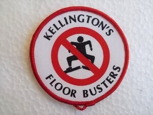 KELLINGTON's FLOOR BUSTERS 企業 ロゴ プリント ワッペン/パッチ アメリカ USA ビンテージ カスタム 古着 カスタム 120