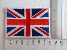 イギリス 国旗 デザイン PUNK ワッペン/刺繍 ビンテージ アイロン ロゴ ロック バンド パンク ROCK 105_画像7