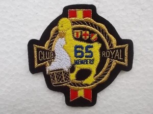 エンブレム CLUB ROYAL 65MEMBERS フェルト ワッペン/ブレザー 昭和 レトロ IVY ファッション 大学 209