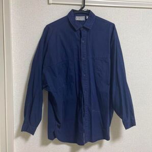 forenza シャツ フォレンツァ 7分丈シャツ athentic sportwear 無地 ネイビー 長袖シャツ 7分袖
