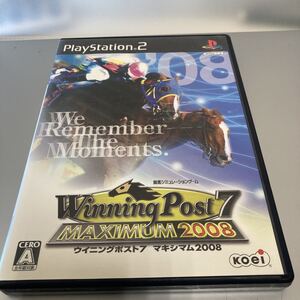 6316 PS2ソフト ウイニングポスト7 マキシマム2008 ゲームソフト ※動作未確認