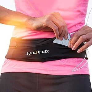 Build & Fitnessランニングベルト、フリップウエストベルト