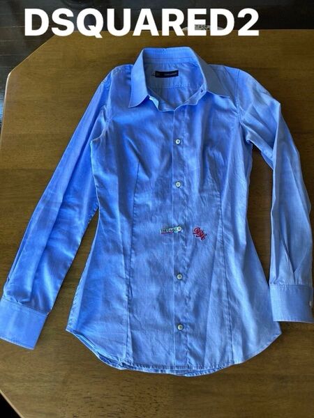 デイースクエード2 DSQUARED2 ロングシャツ イタリア製 サイズ38