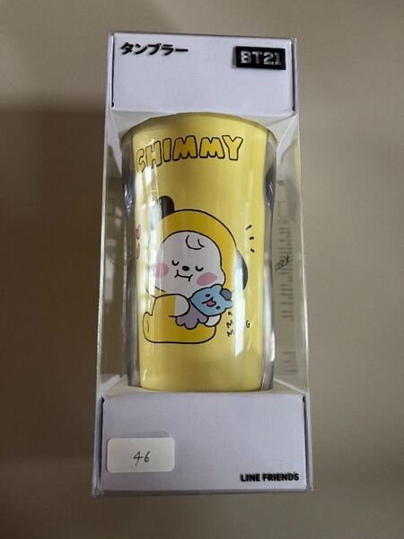 【高評価】 BT21 クリアタンブラー LINE FRIENDS CHIMMY