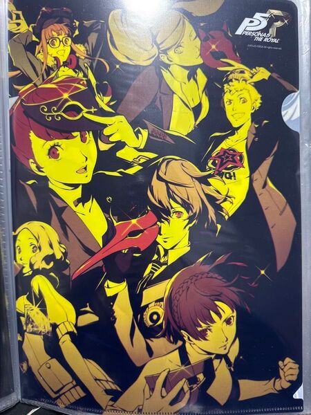 P5R クリアファイル 完成披露プレミア 特典