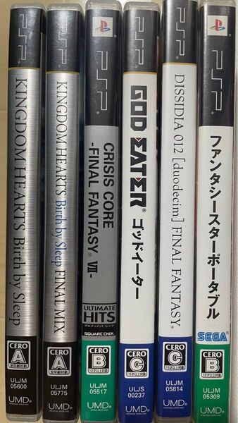 pspソフト RPG系ゲーム6本まとめ売り