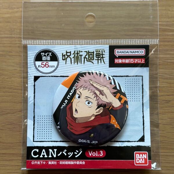 呪術廻戦 CANバッジ 虎杖悠二