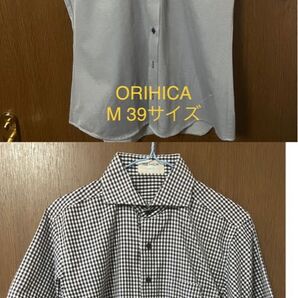 ORIHICA 半袖シャツ M 39サイズ 2枚セット