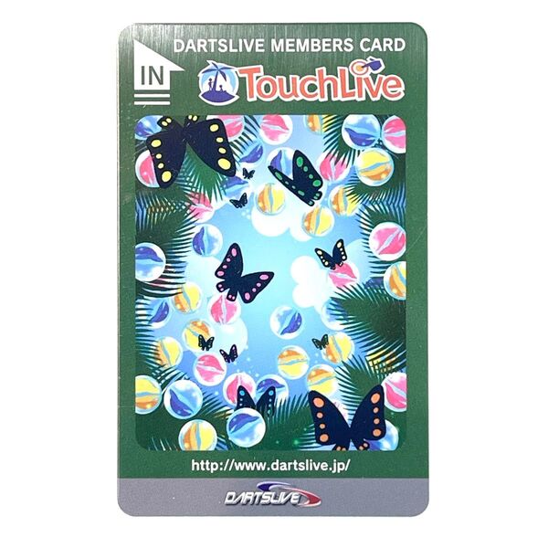 【新品・未使用・非売品】ダーツライブカード ビー玉よんもく タッチライブ