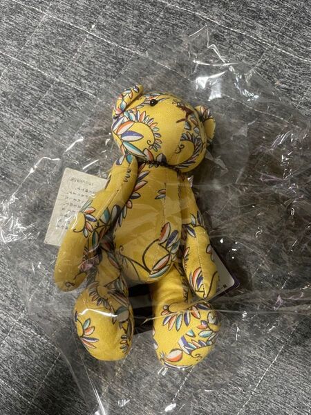 【激レア/廃盤品 タグ付き】テディベア seisuke88 唐草模様 総柄 和柄 ぬいぐるみ