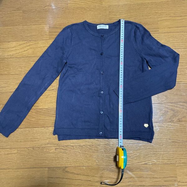 H&M/カーディガン/134〜140㎝/紺色/春、秋用