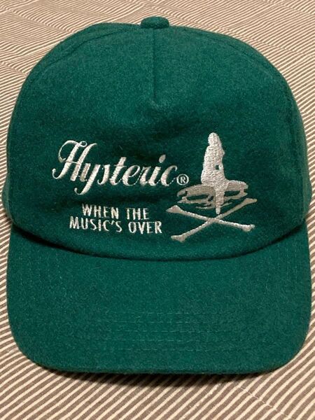 レア!HYSTERIC GRAMOUR ヒステリックグラマー キャップ ウール グリーン 日本製 ユニセックス