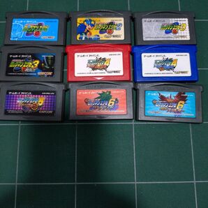 ゲームボーイアドバンス ソフトのみ ロックマンエグゼ 9本セット