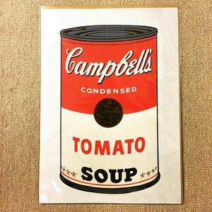 布 ポスター「アンディー・ウォーホル　キャンベルのスープ缶（トマト）」小
