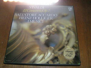 ２枚組蘭初出　アッカルド　イムジチ　ヴィヴァルディ１２の協奏曲OP7全曲　ホリガー