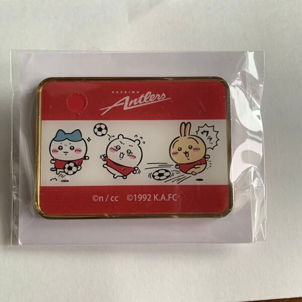 ちいかわ Jリーグ ピンバッジ鹿島アントラーズ