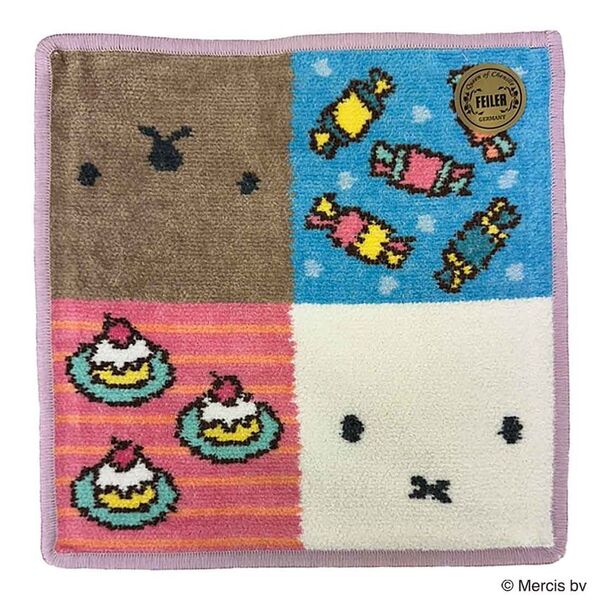 「新品未開封品」 ミッフィー フェイラー ハンカチ ミッフィー&ボリス スイーツ タオルハンカチ FEILER ハンドタオル