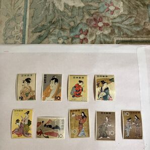 切手趣味週間 1955〜1963 9種